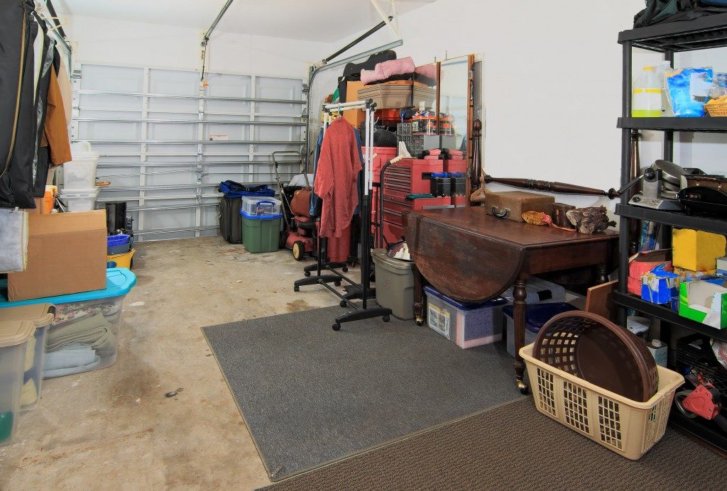 garage full of old unused items